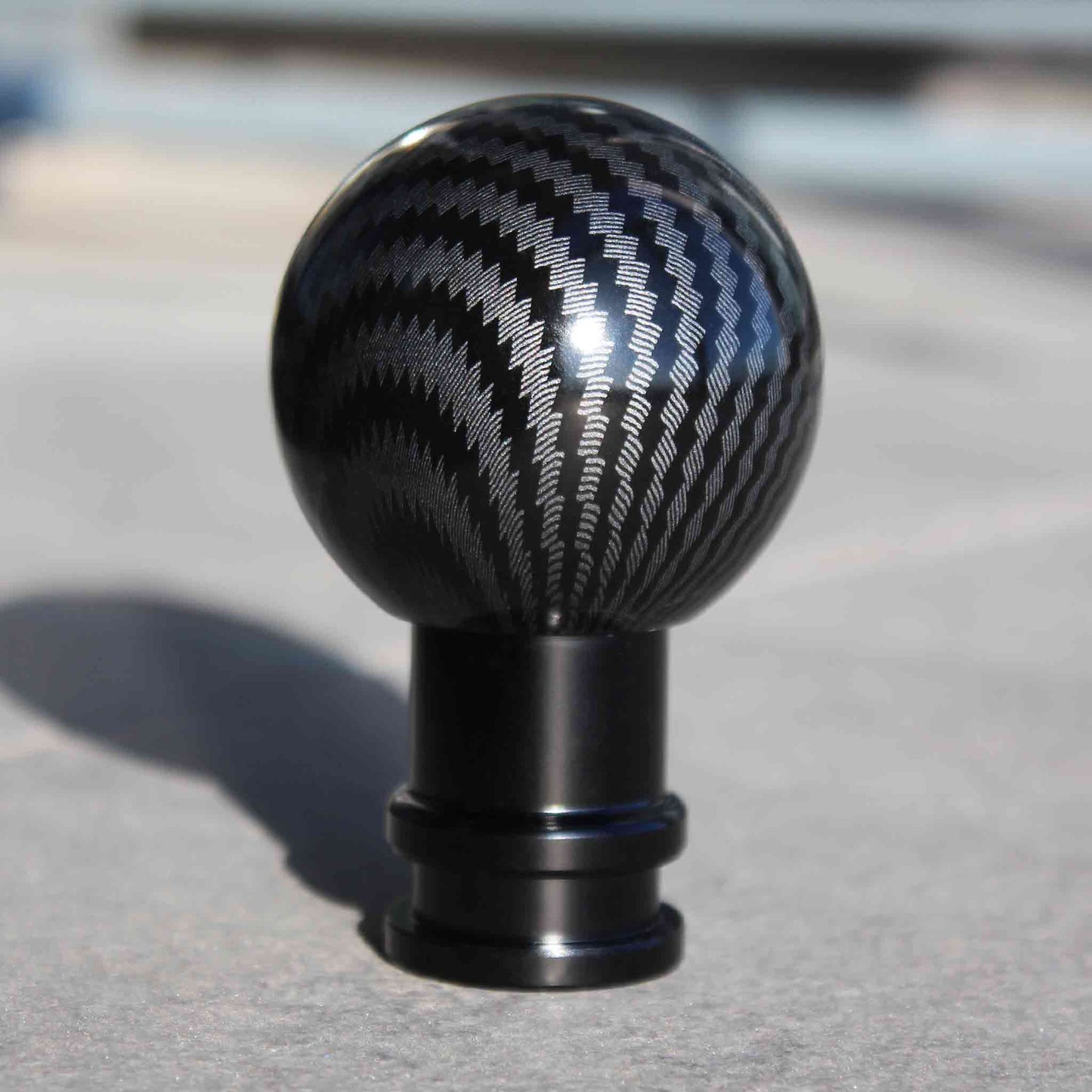 The Obsidian placed on a concrete floor in a sunny day