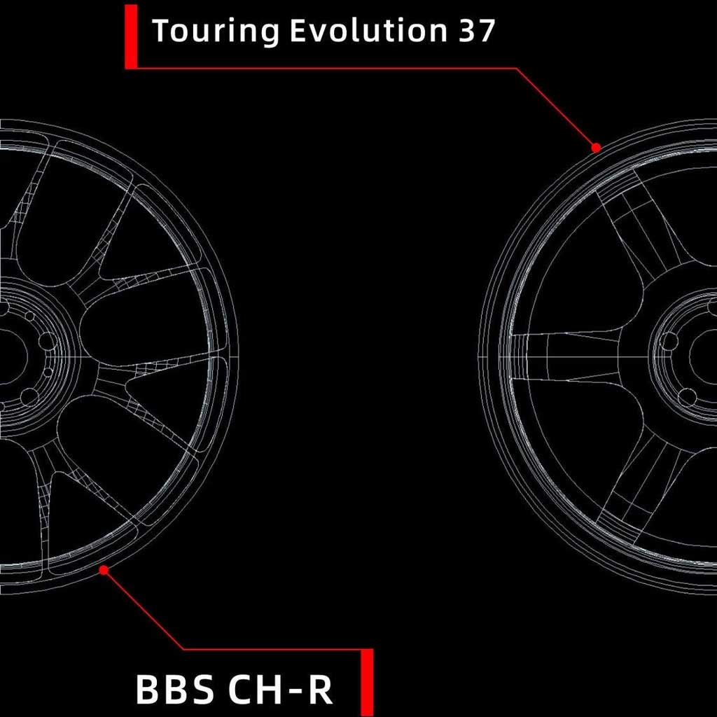 Concept of the JDM wheel decors