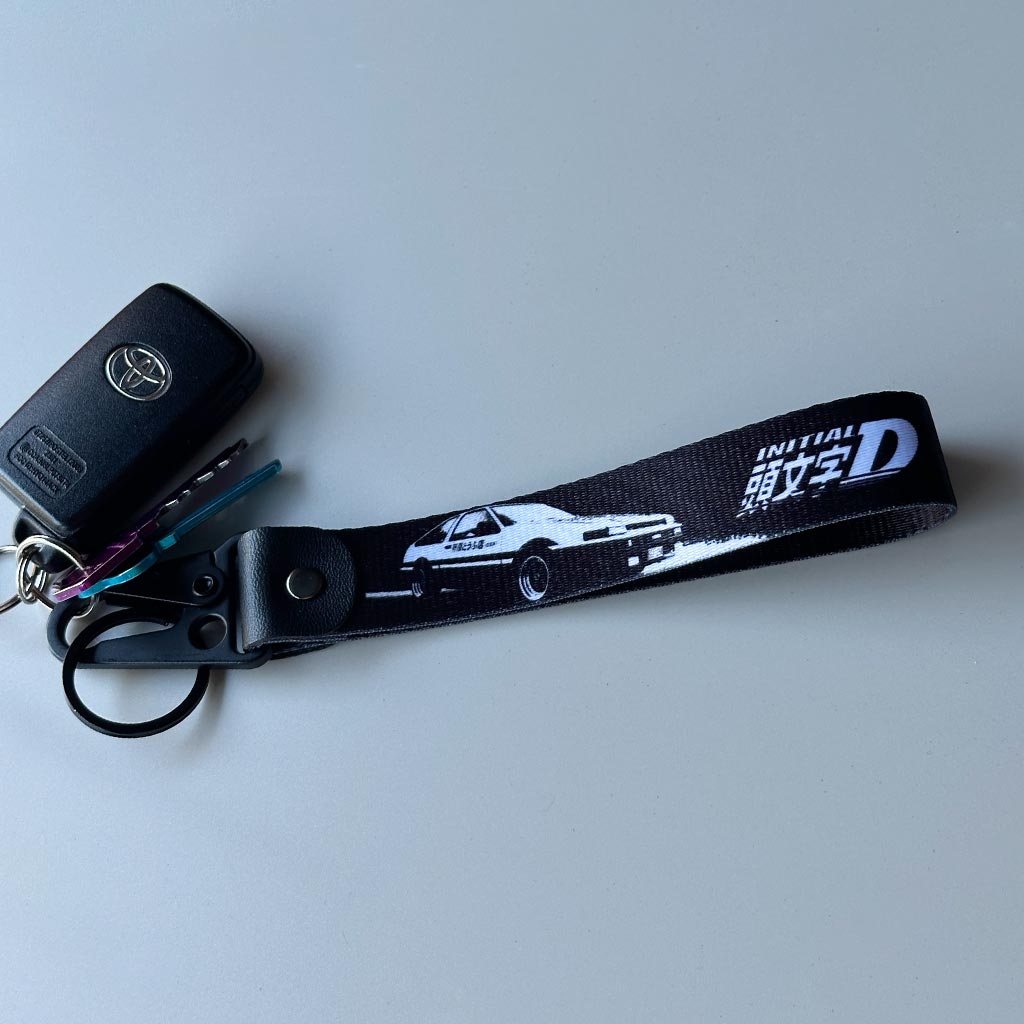 Initial-D AE86 | Carabiner Lanyard