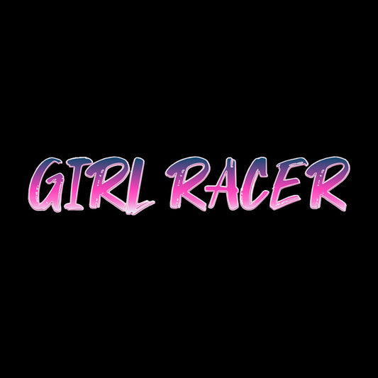 JDM car sticker for girl drivers GIRL RACER
