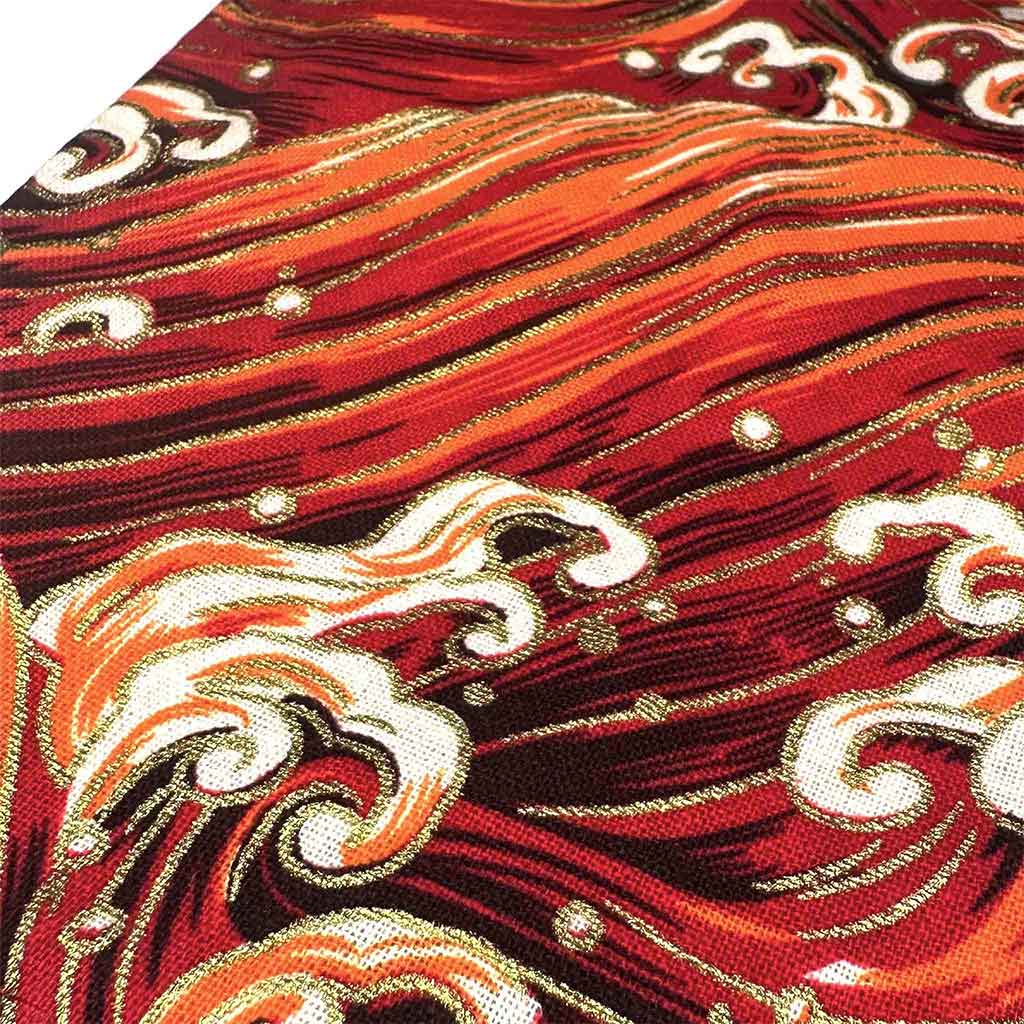 Close-up of a red waves shift stick cover