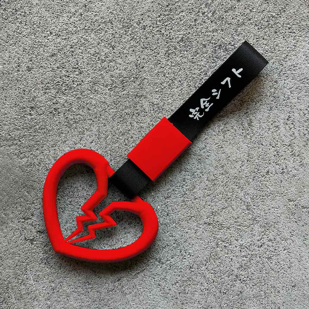JDM Broken Heart Handle Strap | Tsurikawa