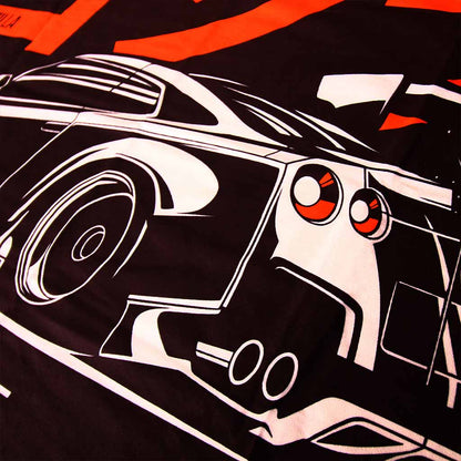 Close-up of the tail light and the rear wheel of a GTR wall art